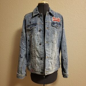 NWT Abercrombie Kids Denim Jean Jacket Size 15/16